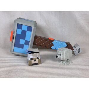 NERF Minecraft Stormlander Dart-Blasting Hammer, Fires 3 Darts Not Included